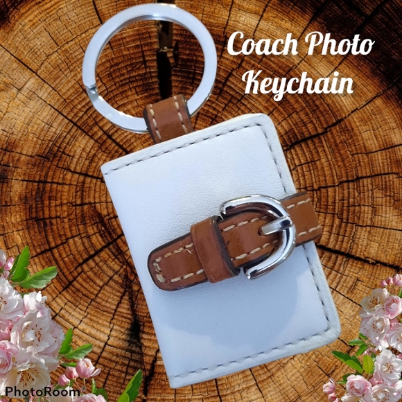 Coach Accessories - COACH Photo Leather Keychain